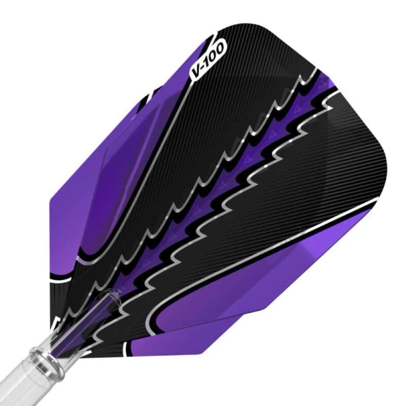 Billaresbalsalobre Pluma Dardos Viper Flights Black Flux Standard Purple 30-1822 - Imagen 2