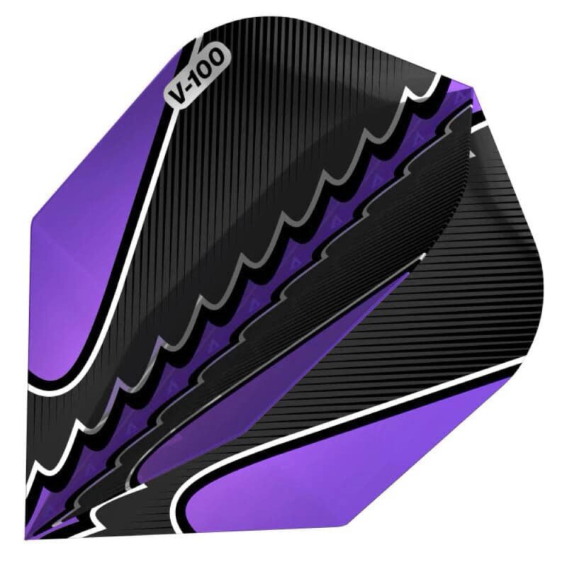 Billaresbalsalobre Pluma Dardos Viper Flights Black Flux Standard Purple 30-1822