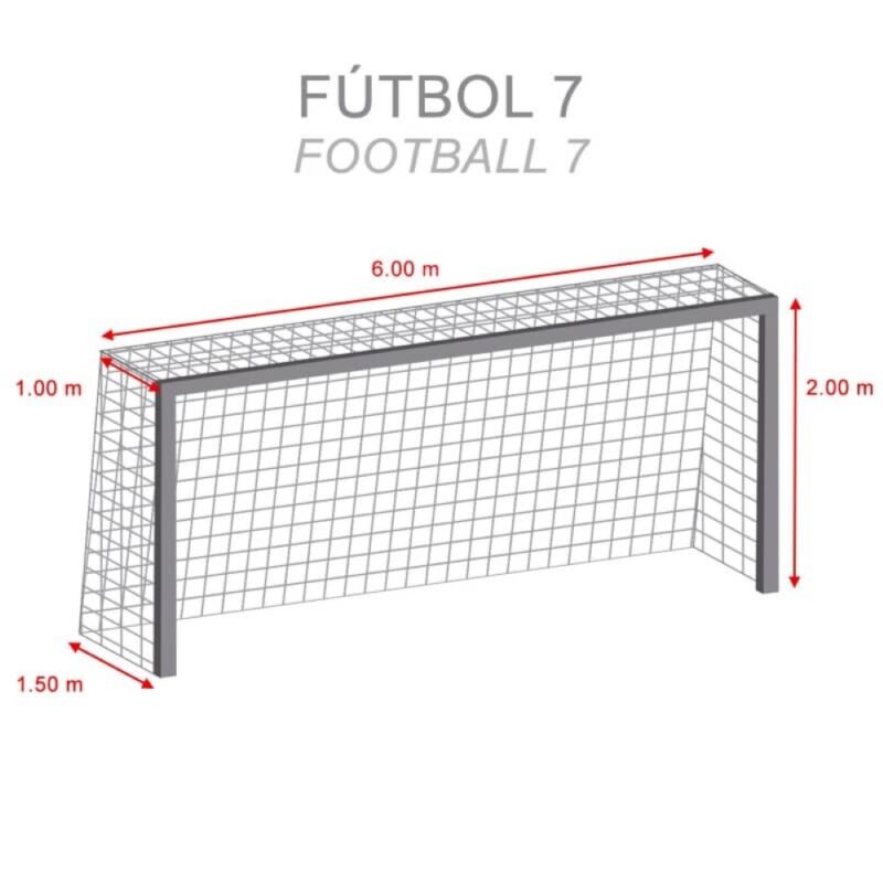 Billaresbalsalobre Juego Redes Fútbol 7 BASIC 5031 - Imagen 2