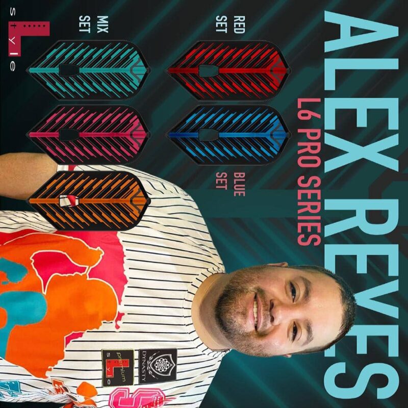 Billaresbalsalobre Plumas L-style Champagne Flights L6Pro Slim Alex Reyes V3 Blue - Imagen 3