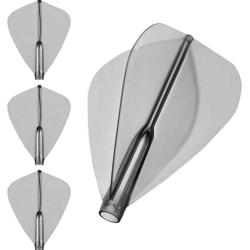 Billaresbalsalobre Plumas Fit Flight Air Kite Negra Transparente - Imagen 2