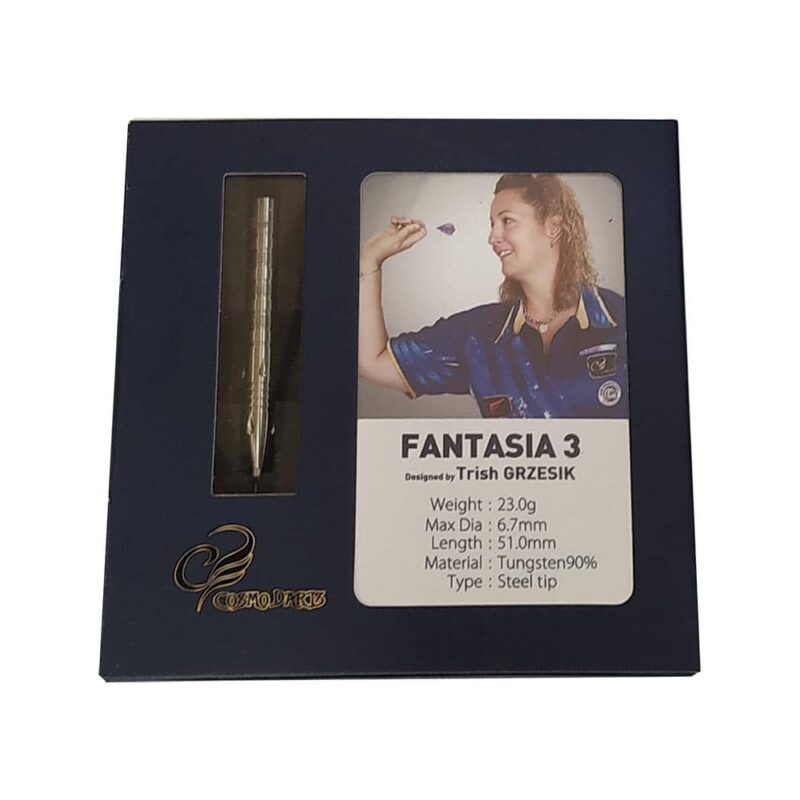 Billaresbalsalobre Dardos Cosmo Darts Fantasia 3 Trish Grzesik 90% 23gr - Imagen 2