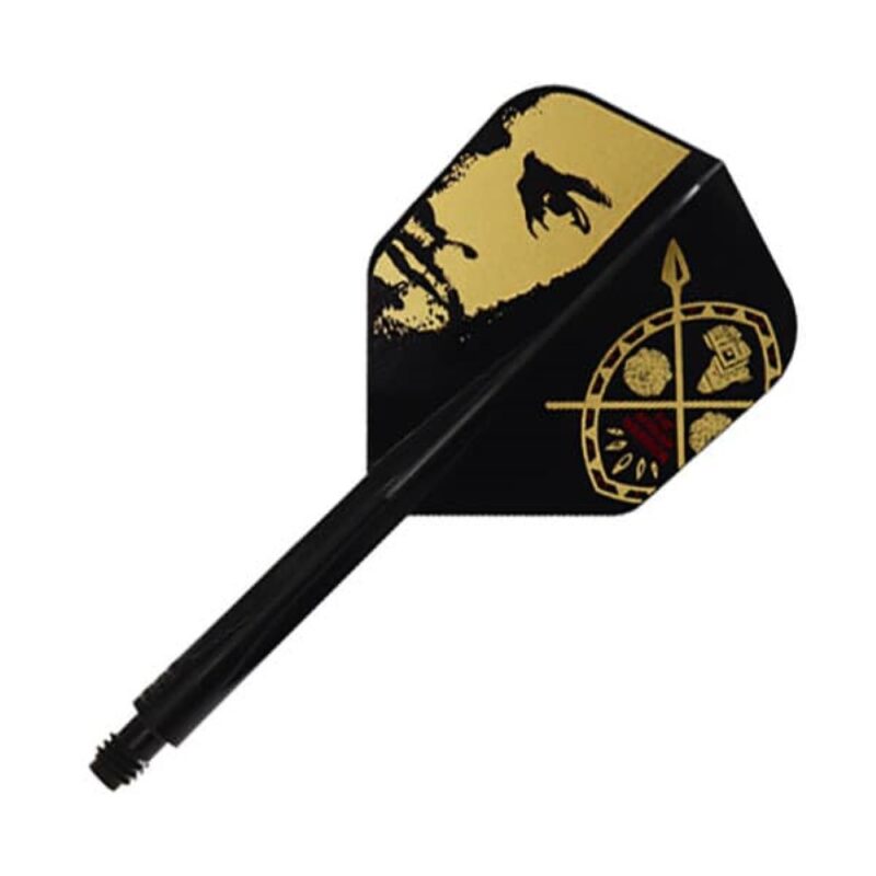 Billaresbalsalobre Plumas Condor Axe Inspiration 3 Shape Negro L 33.5m 3 Uds.