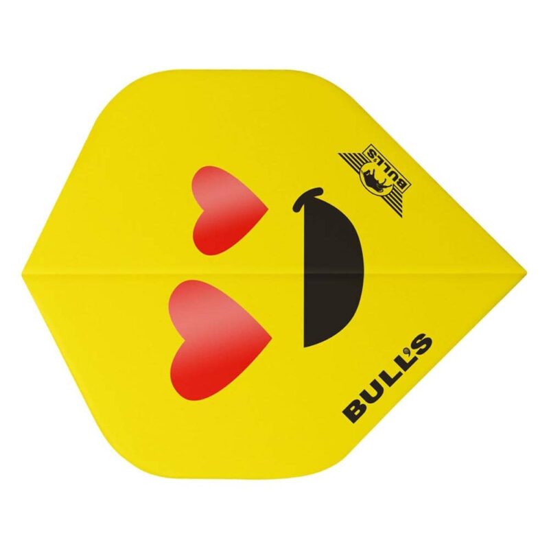 Billaresbalsalobre Plumas Bulls Darts Smiley 100 Heart-eyes Standard  50892 - Imagen 3