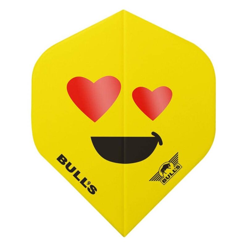 Billaresbalsalobre Plumas Bulls Darts Smiley 100 Heart-eyes Standard  50892