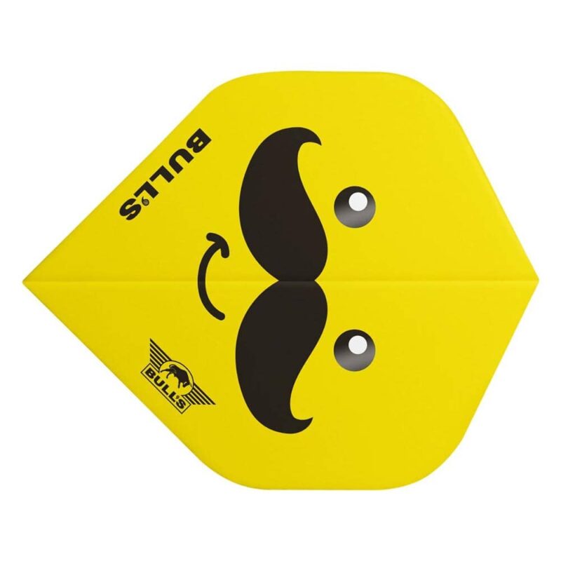 Billaresbalsalobre Plumas Bulls Darts Smiley 100 Mustache Standard  50890 - Imagen 2