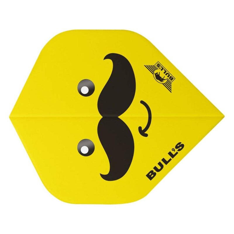 Billaresbalsalobre Plumas Bulls Darts Smiley 100 Mustache Standard  50890 - Imagen 3