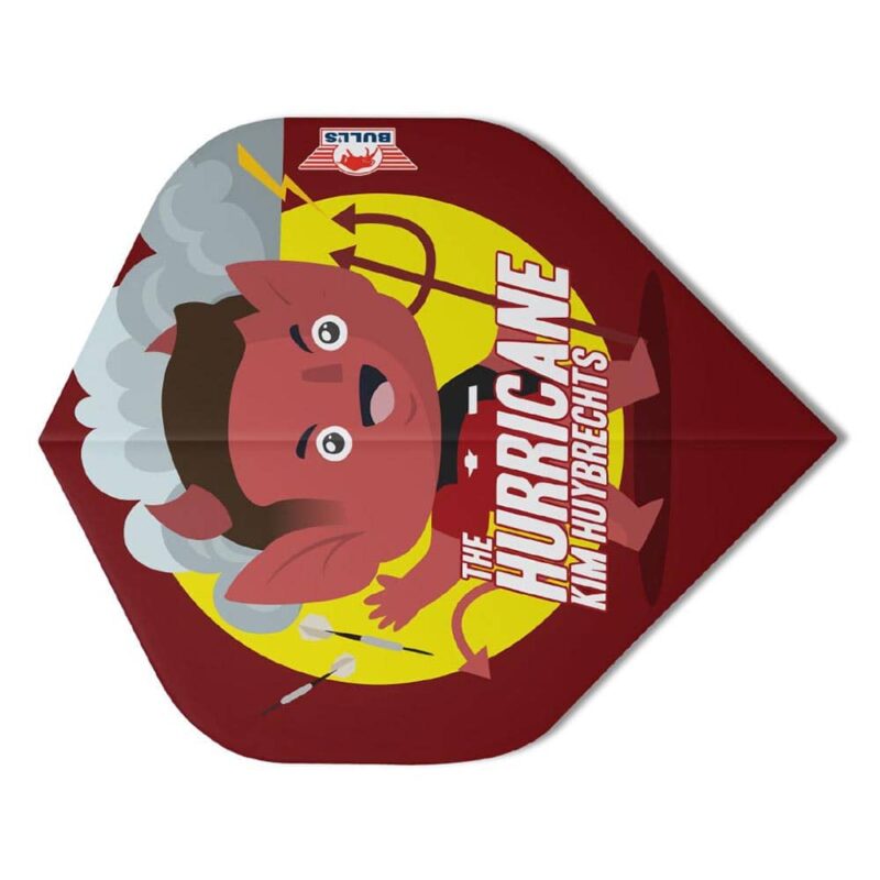 Billaresbalsalobre Plumas Bulls Darts Player 100 Kim Huybrechts Cartoon Standard  50884 - Imagen 3