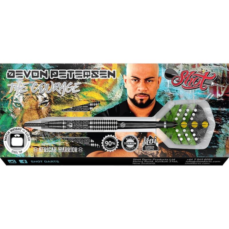 Billaresbalsalobre Dardos Shot Devon Petersen The Courage 90% 24gr SH-DPCST-24 - Imagen 4