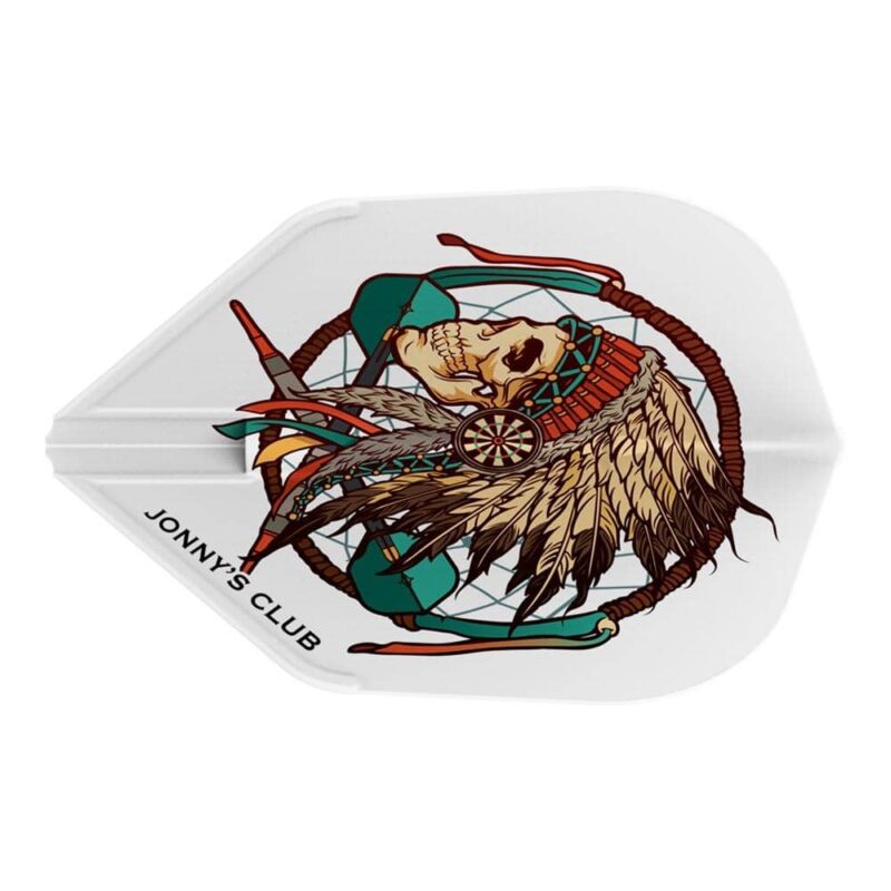 Billaresbalsalobre Plumas L-Flight Signature Champagne L3EZ Shape Jonnys Club White - Imagen 2