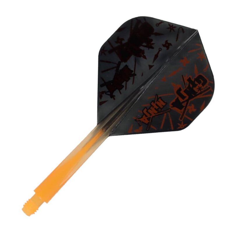 Billaresbalsalobre Plumas Condor Axe Standard Matt Campbell Ginja Ninja L 33.5mm 3 Uds. Naranja Neon