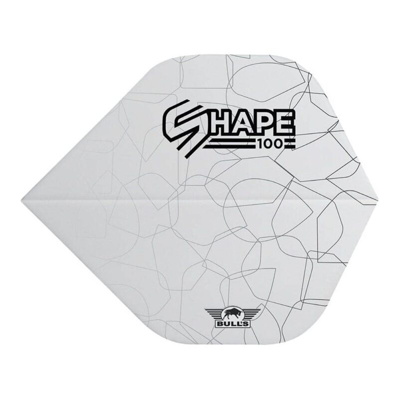 Billaresbalsalobre Plumas Bulls Darts Shape 100 White Standard  BU-50934 - Imagen 2