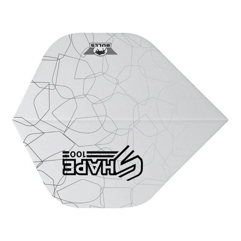 Billaresbalsalobre Plumas Bulls Darts Shape 100 White Standard  BU-50934 - Imagen 3
