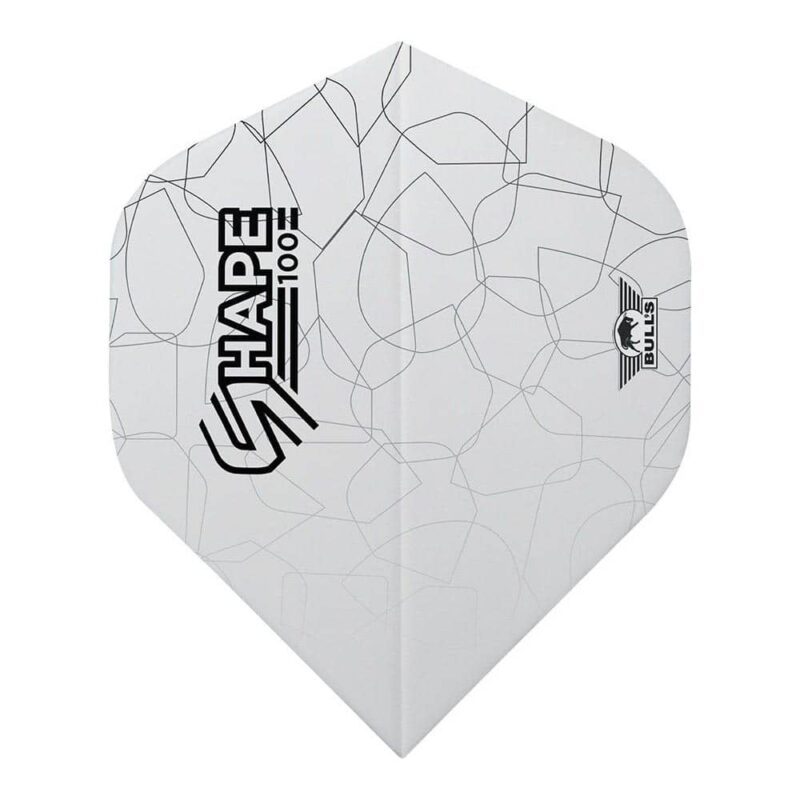 Billaresbalsalobre Plumas Bulls Darts Shape 100 White Standard  BU-50934