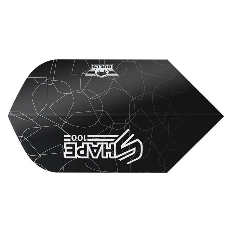 Billaresbalsalobre Plumas Bulls Darts Shape 100 Black Slim  BU-50931 - Imagen 3