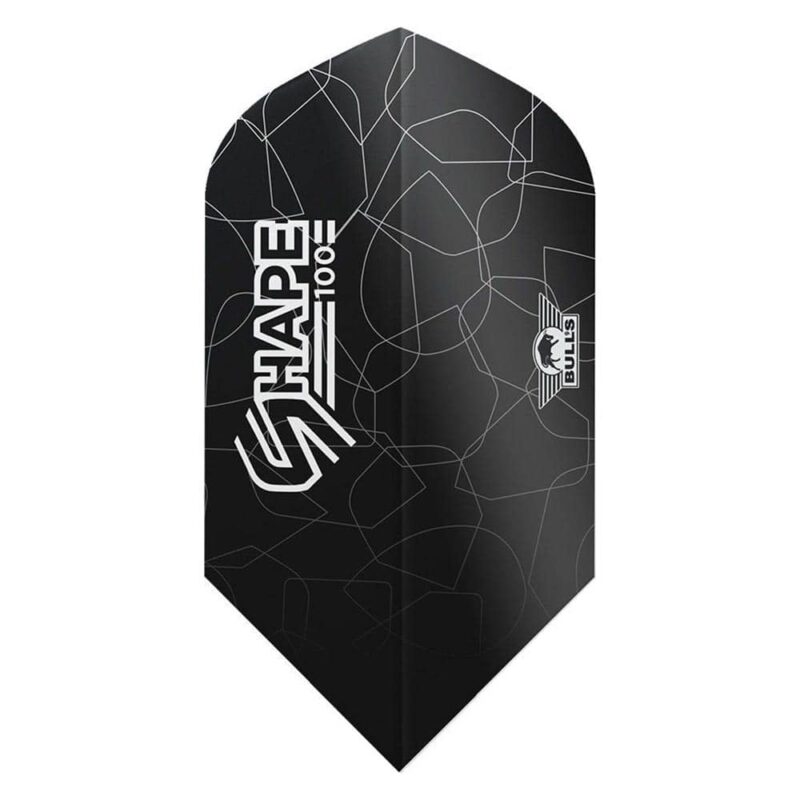 Billaresbalsalobre Plumas Bulls Darts Shape 100 Black Slim  BU-50931