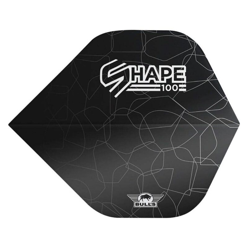Billaresbalsalobre Plumas Bulls Darts Shape 100 Black Standard  BU-50933 - Imagen 2