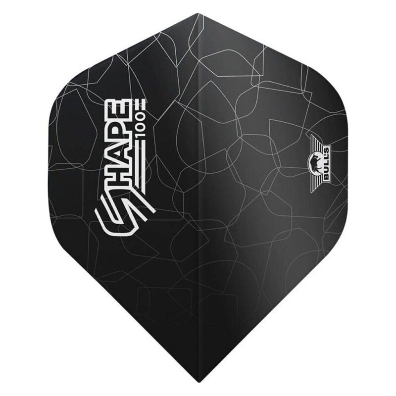 Billaresbalsalobre Plumas Bulls Darts Shape 100 Black Standard  BU-50933