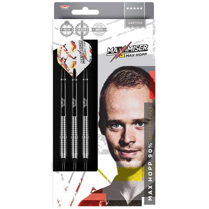 Billaresbalsalobre Dardos Bulls Darts Max Hopp Edition 4 90% 18gr  BU-26118 - Imagen 4