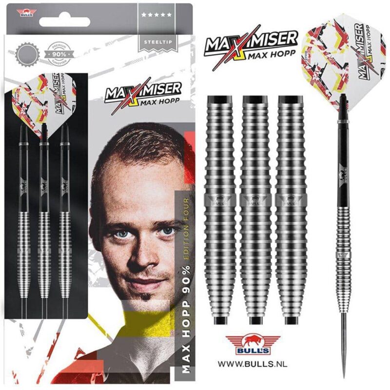 Billaresbalsalobre Dardos Bulls Darts Max Hopp Edition 4 90% 22gr  BU-26022 - Imagen 3