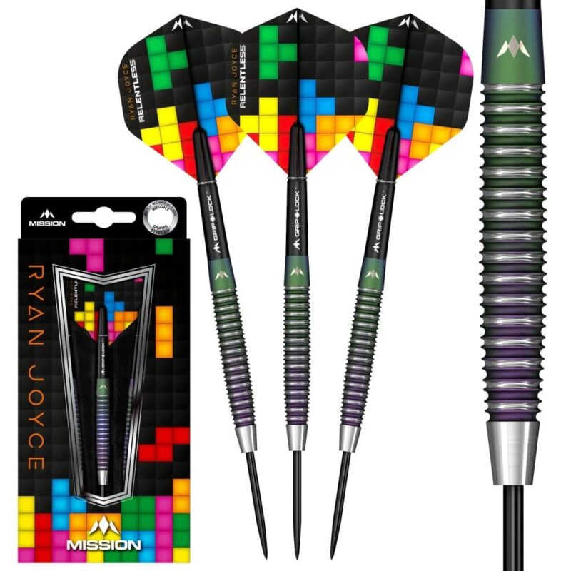 Billaresbalsalobre Dardos Ryan Joyce Mission Relentless PVD Coral 21g 95% D1587 - Imagen 2