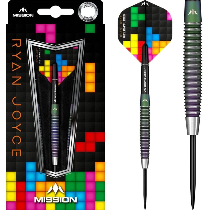 Billaresbalsalobre Dardos Ryan Joyce Mission Relentless PVD Coral 21g 95% D1587 - Imagen 3