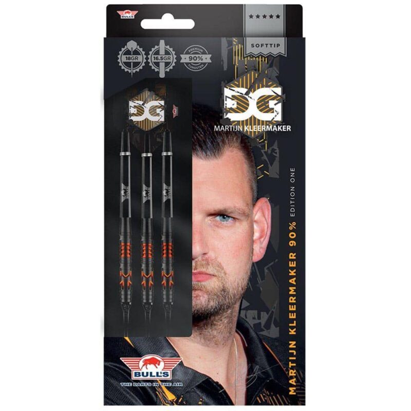 Billaresbalsalobre Dardos Bulls Darts Martijn Kleermaker 90% 18gr  BU-26318 - Imagen 4
