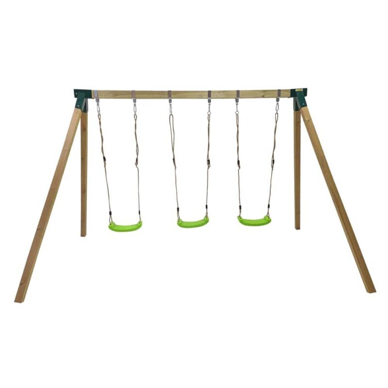 Billaresbalsalobre Columpio de madera cuadrada Masgames Nori con balancín cara a cara MA700061 - Imagen 2