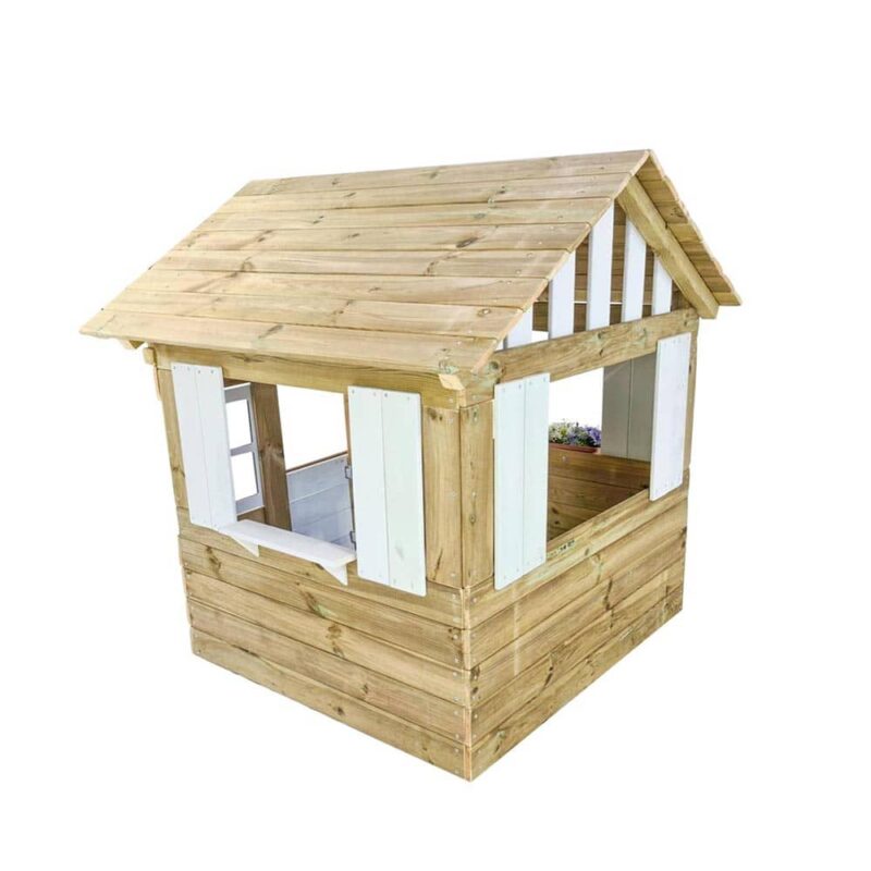 Billaresbalsalobre Casita infantil de madera Masgames Lollipop blanca MA800527 - Imagen 4