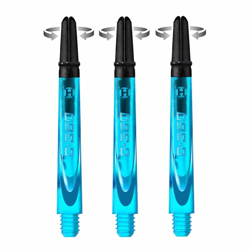 Billaresbalsalobre Cañas Harrows Darts Carbon 360 Short 35mm Aqua SH2065 - Imagen 2