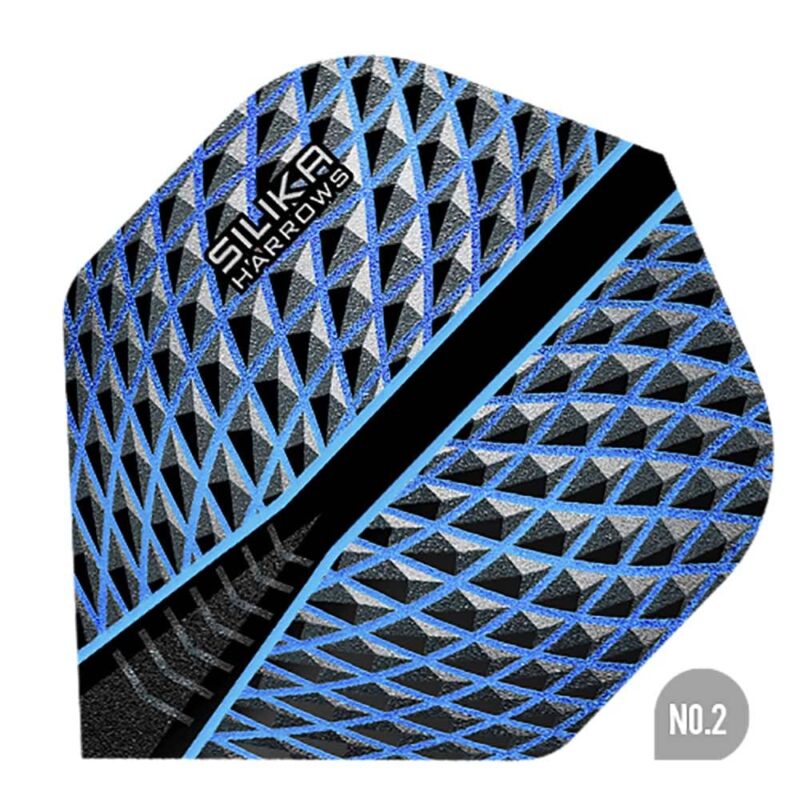 Billaresbalsalobre Plumas Harrows Darts Silika n2 5105 Aqua Blue FB5105 - Imagen 3
