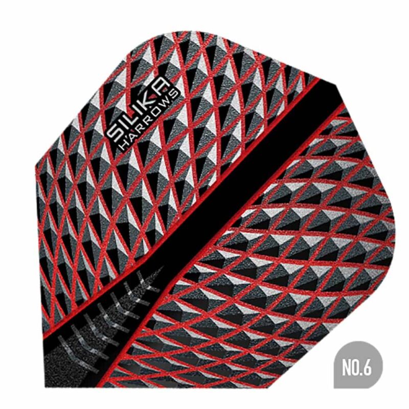 Billaresbalsalobre Plumas Harrows Darts Silika N6 5101 Red FB5101 - Imagen 2