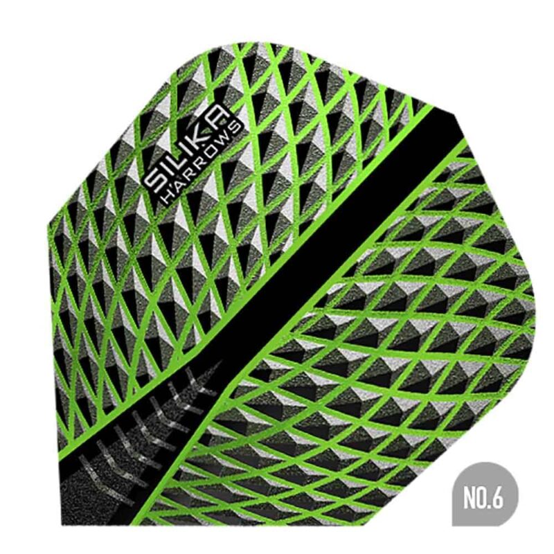 Billaresbalsalobre Plumas Harrows Darts Silika n6 5100 Green FB5102 - Imagen 2