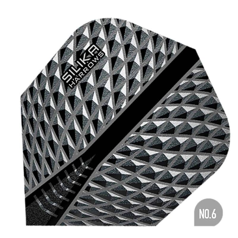 Billaresbalsalobre Plumas Harrows Darts Silika n6 5103 Smokey FB5103 - Imagen 2