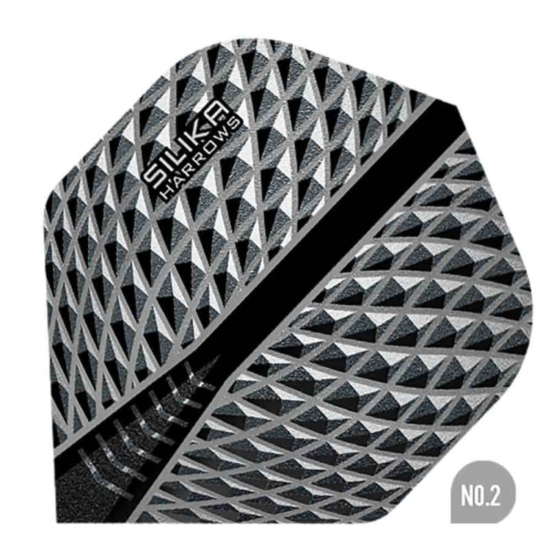 Billaresbalsalobre Plumas Harrows Darts Silika n2 5108 Smokey FB5108 - Imagen 2