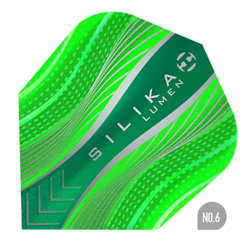 Billaresbalsalobre Plumas Harrows Darts Silika Lumen n6 5115 Green FB5115 - Imagen 2