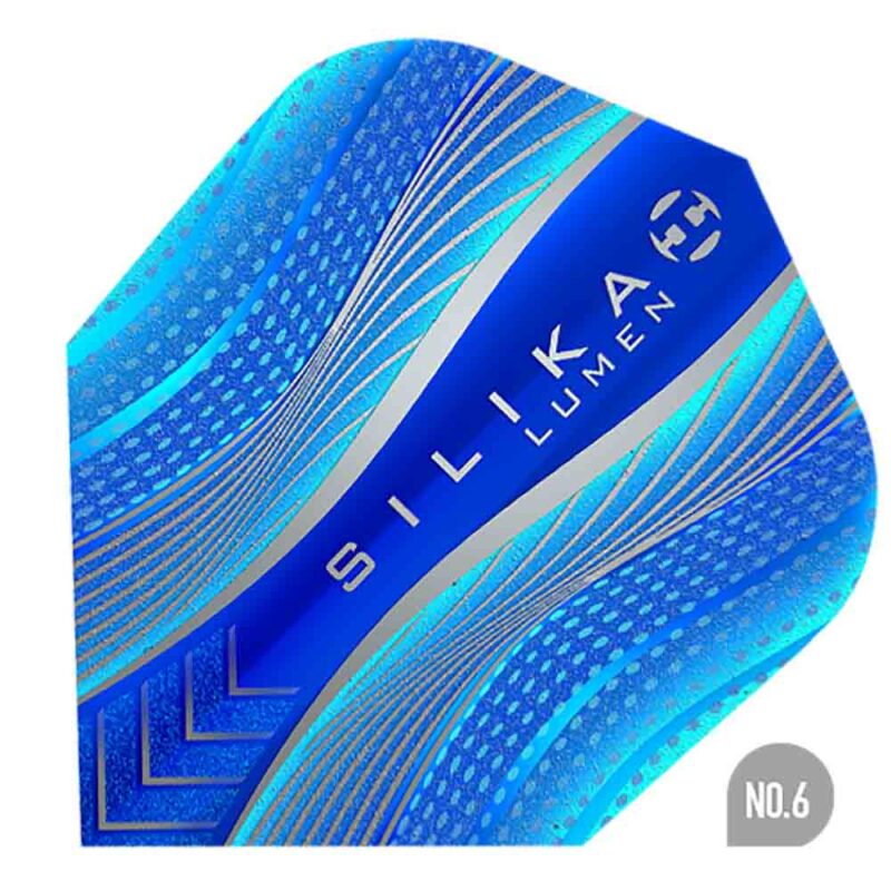 Billaresbalsalobre Plumas Harrows Darts Silika Lumen n6 5116 Aqua FB5116 - Imagen 3