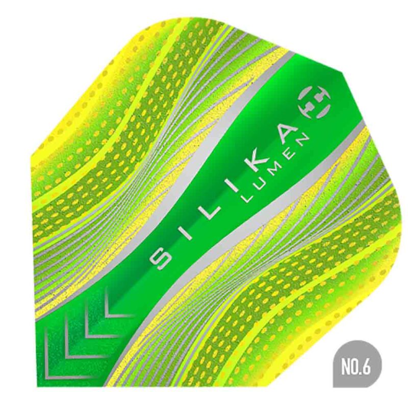 Billaresbalsalobre Plumas Harrows Darts Silika Lumen n6 5117 Yellow FB5117 - Imagen 3