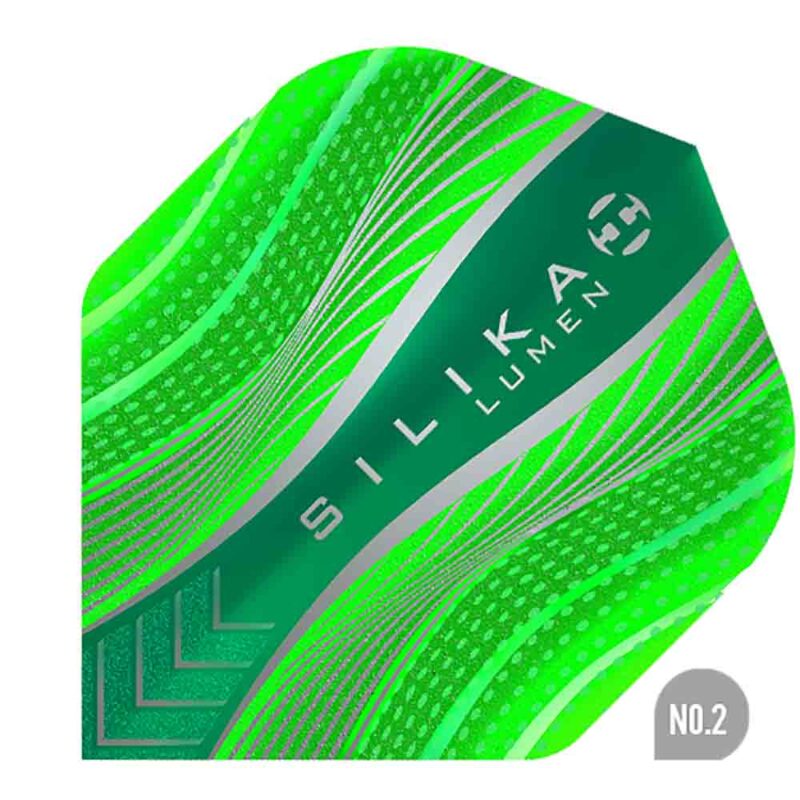 Billaresbalsalobre Plumas Harrows Darts Silika Lumen n2 5120 Green FB5120 - Imagen 3
