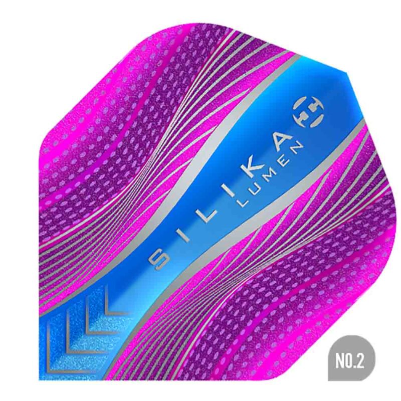 Billaresbalsalobre Plumas Harrows Darts Silika Lumen n2 Standard 5124 Aqua Pink FB5124 - Imagen 3