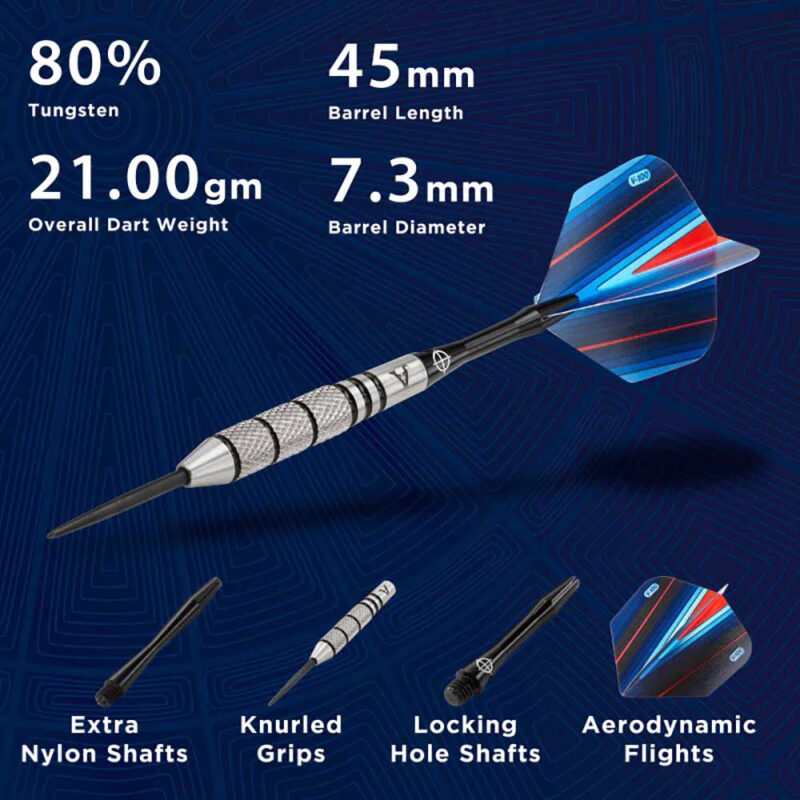 Billaresbalsalobre Dardos Viper Darts Viper Sidewinder 80% 21gr 23-1801-21 - Imagen 2