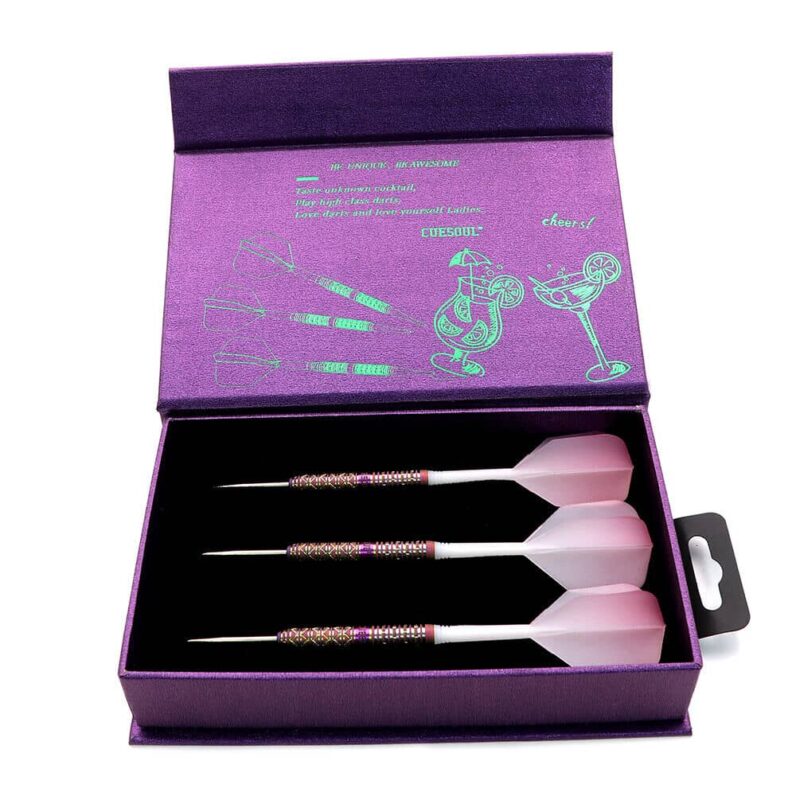 Billaresbalsalobre Dardos Cuesoul Pink Lady Cocktail Steel Tip 90% 22g CSOP-90Y21K4 - Imagen 2