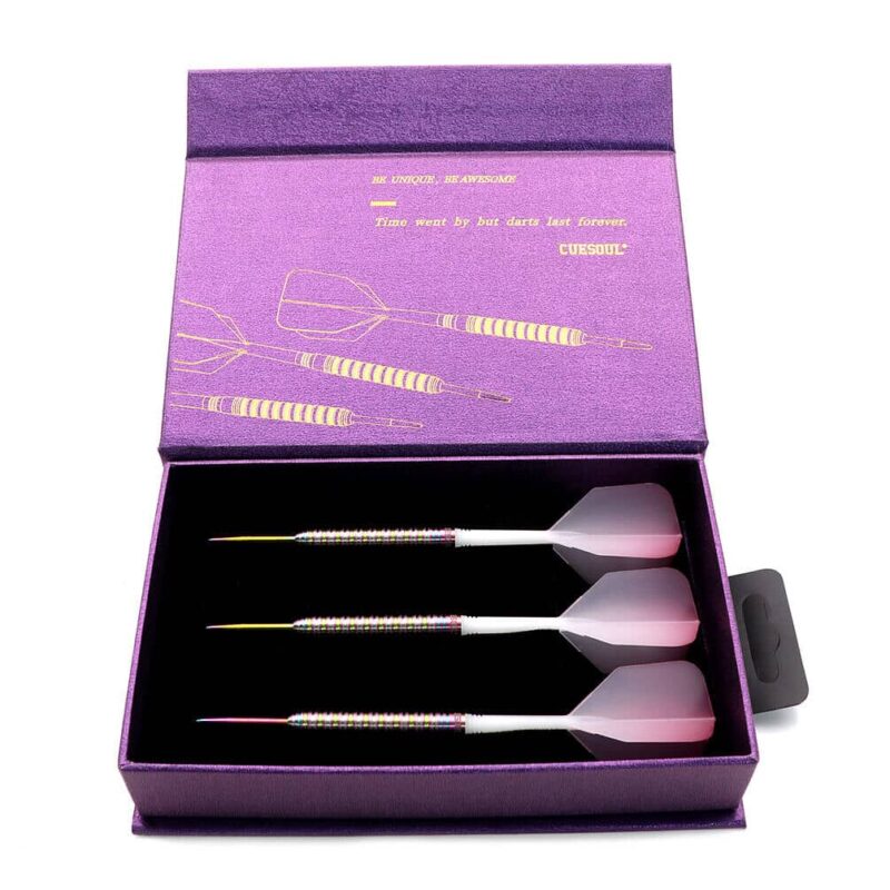 Billaresbalsalobre Dardos Cuesoul Pink Gem Stone Steel Tip 90% 22g CSGS-90Y22K9 - Imagen 2