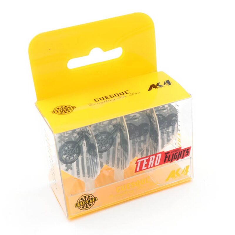 Billaresbalsalobre Plumas Flights Darts Cuesoul Tero AK4 Motorcycle AK4+2MTC - Imagen 2