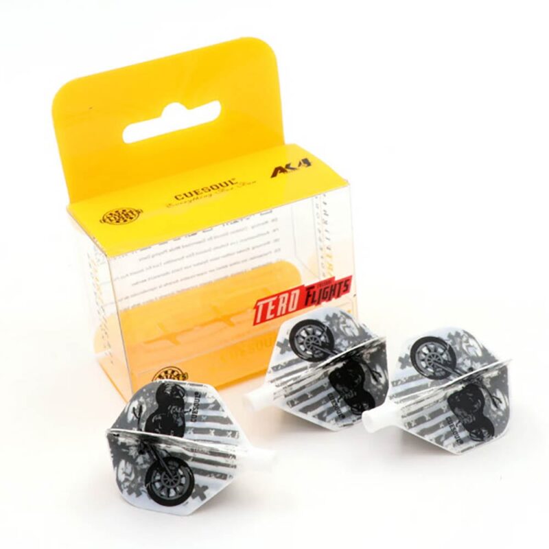 Billaresbalsalobre Plumas Flights Darts Cuesoul Tero AK4 Motorcycle AK4+2MTC - Imagen 3