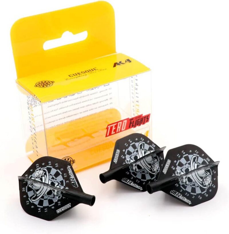Billaresbalsalobre Plumas Flights Darts Cuesoul Tero AK4 Skull Dartboard AK4+1BKL - Imagen 5
