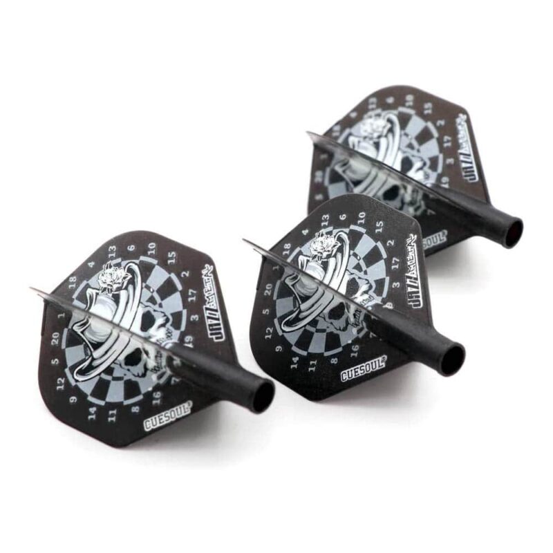 Billaresbalsalobre Plumas Flights Darts Cuesoul Tero AK4 Skull Dartboard AK4+1BKL
