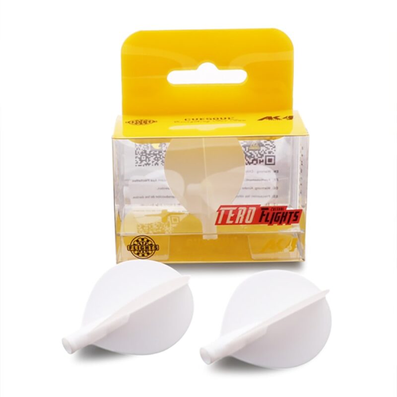 Billaresbalsalobre Plumas Flights Darts Cuesoul Tero AK4 White Pear AK4-2SDYS - Imagen 2