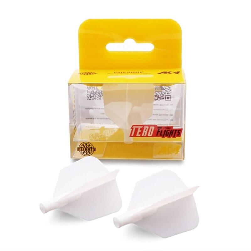Billaresbalsalobre Plumas Flights Darts Cuesoul Tero AK4 White Big Wins AK4-2DYS - Imagen 2