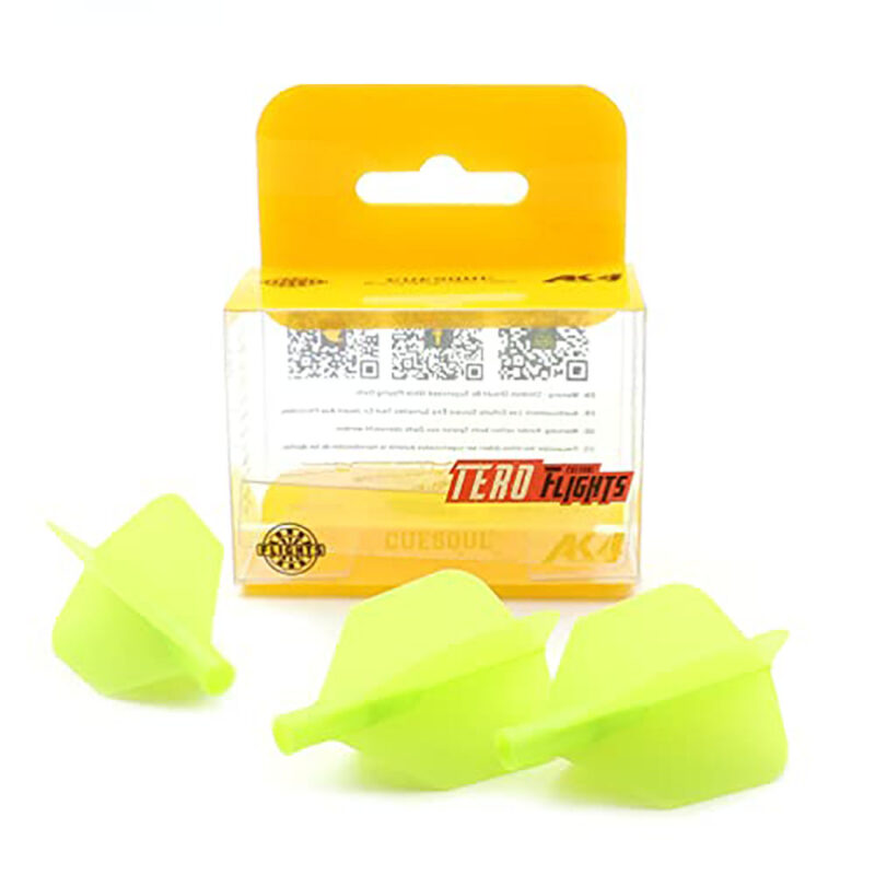 Billaresbalsalobre Plumas Flights Darts Cuesoul Tero AK4 Green Big Wins AK4-6DYS - Imagen 2